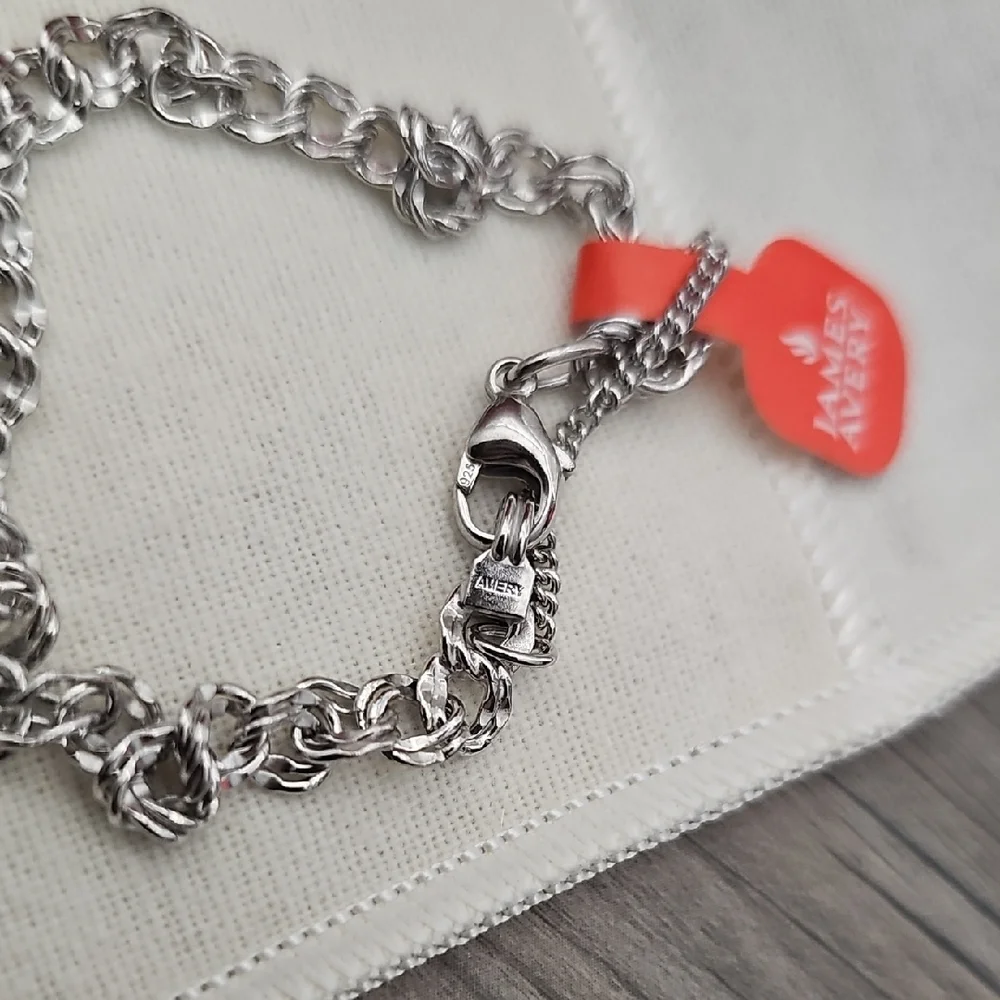 James Avery Sterling Silver Curb Link Bracelet - Picture 4 of 4